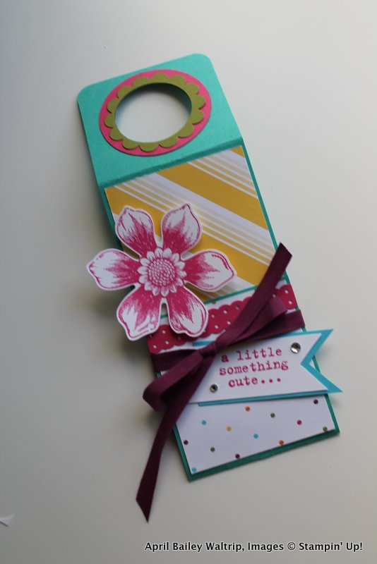 Water Bottle Tag | Stampin Fool