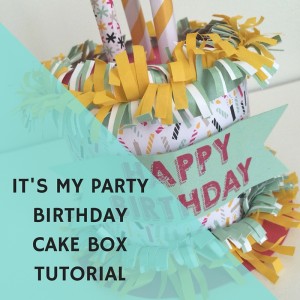 It's My Party DSP Birthday Cake Tutorial at StampinFool.com