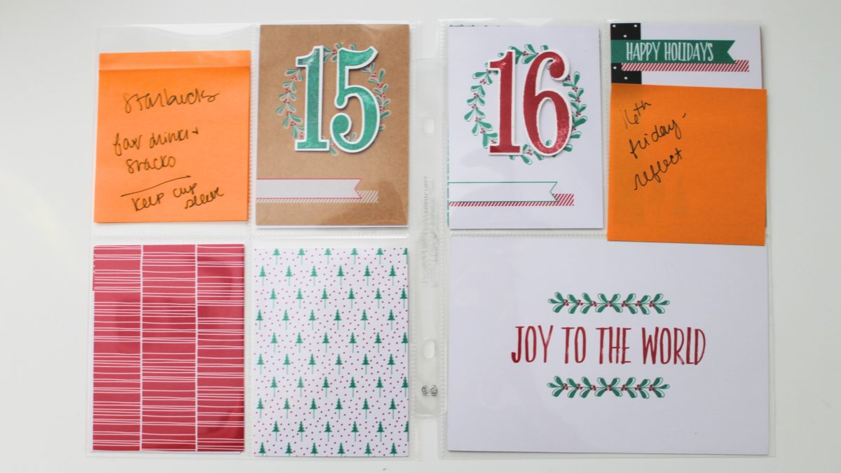 See how to put together a Project Life 2016 Hello December album from StampinFool.com