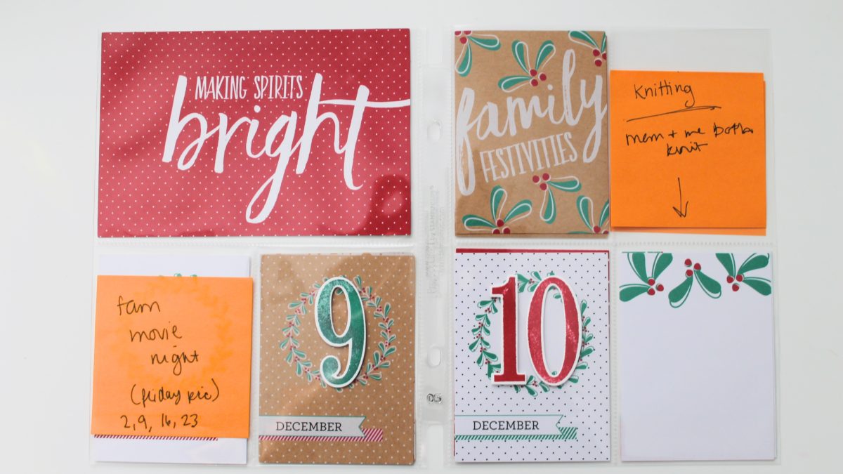 See how to put together a Project Life 2016 Hello December album from StampinFool.com
