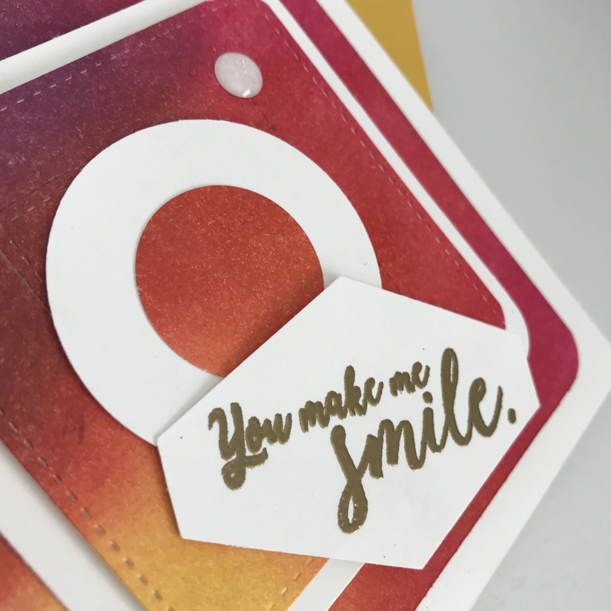 How to make DIY Instagram themed Birthday Card at StampinFool.com