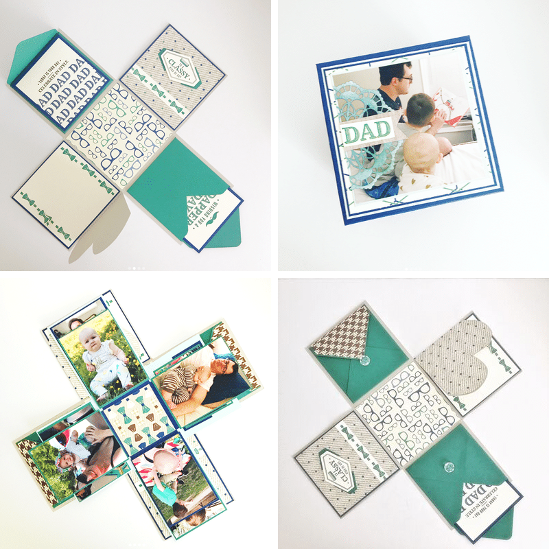 How to Make an Exploding Scrapbook for Father's Day