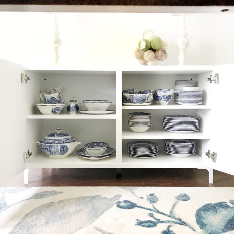 IKEA Besta Storage in a Dining Room Makeover BESTA is the BEST