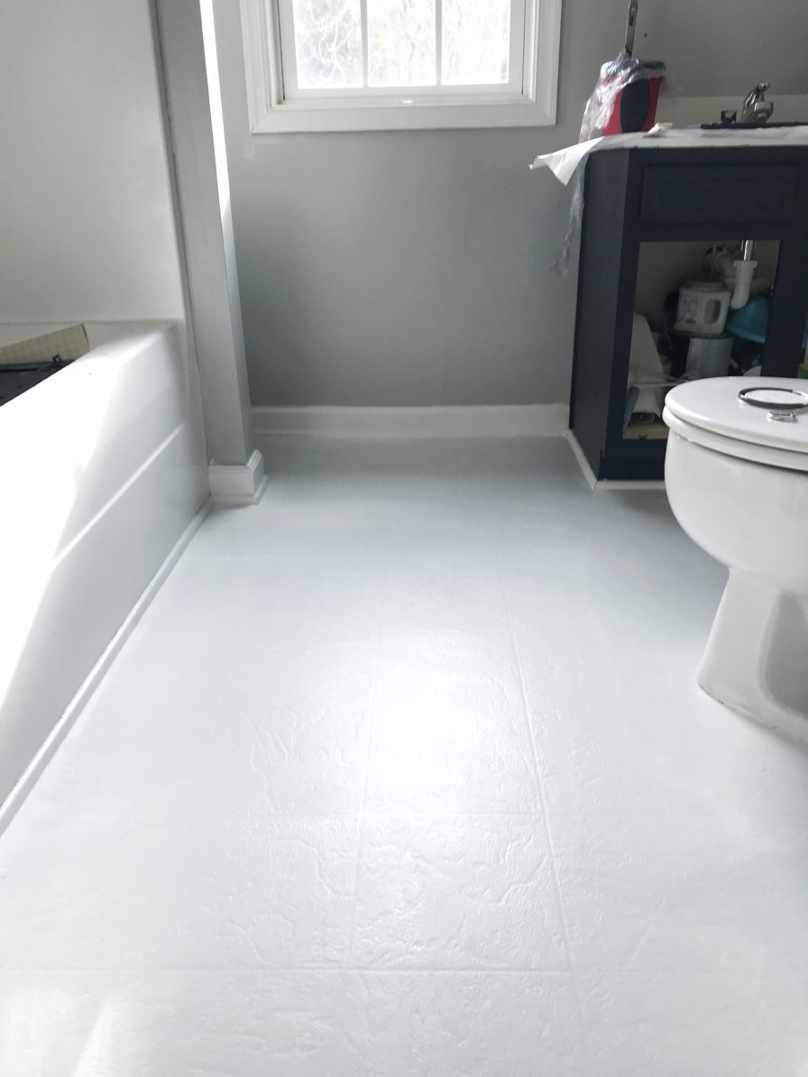 How To Paint Vinyl Floors Step By Step Photos Video