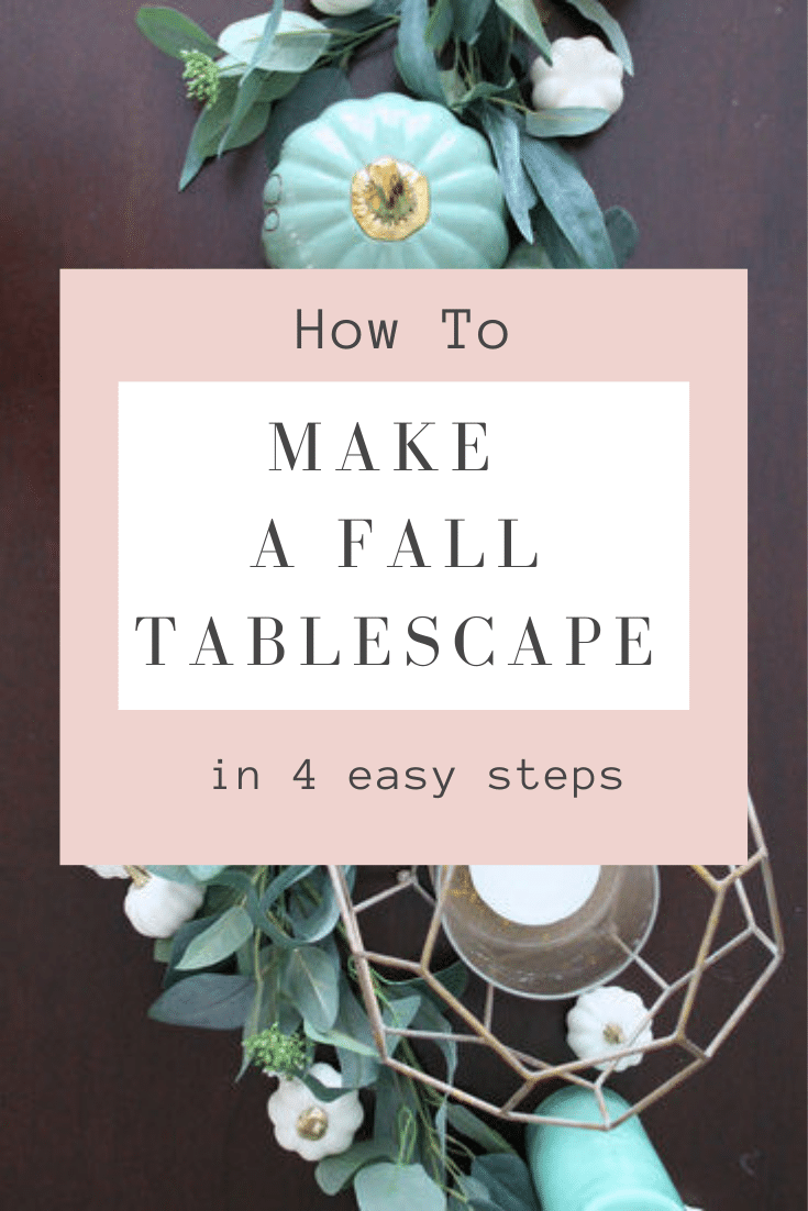 How to make a fall tablescape in 5 minutes from StampinFool.com