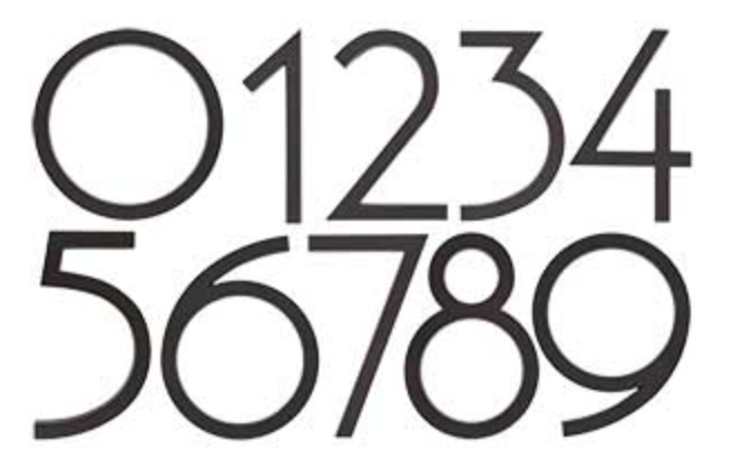 9 Most Popular Modern House Numbers For 2019 Stampinfool Com