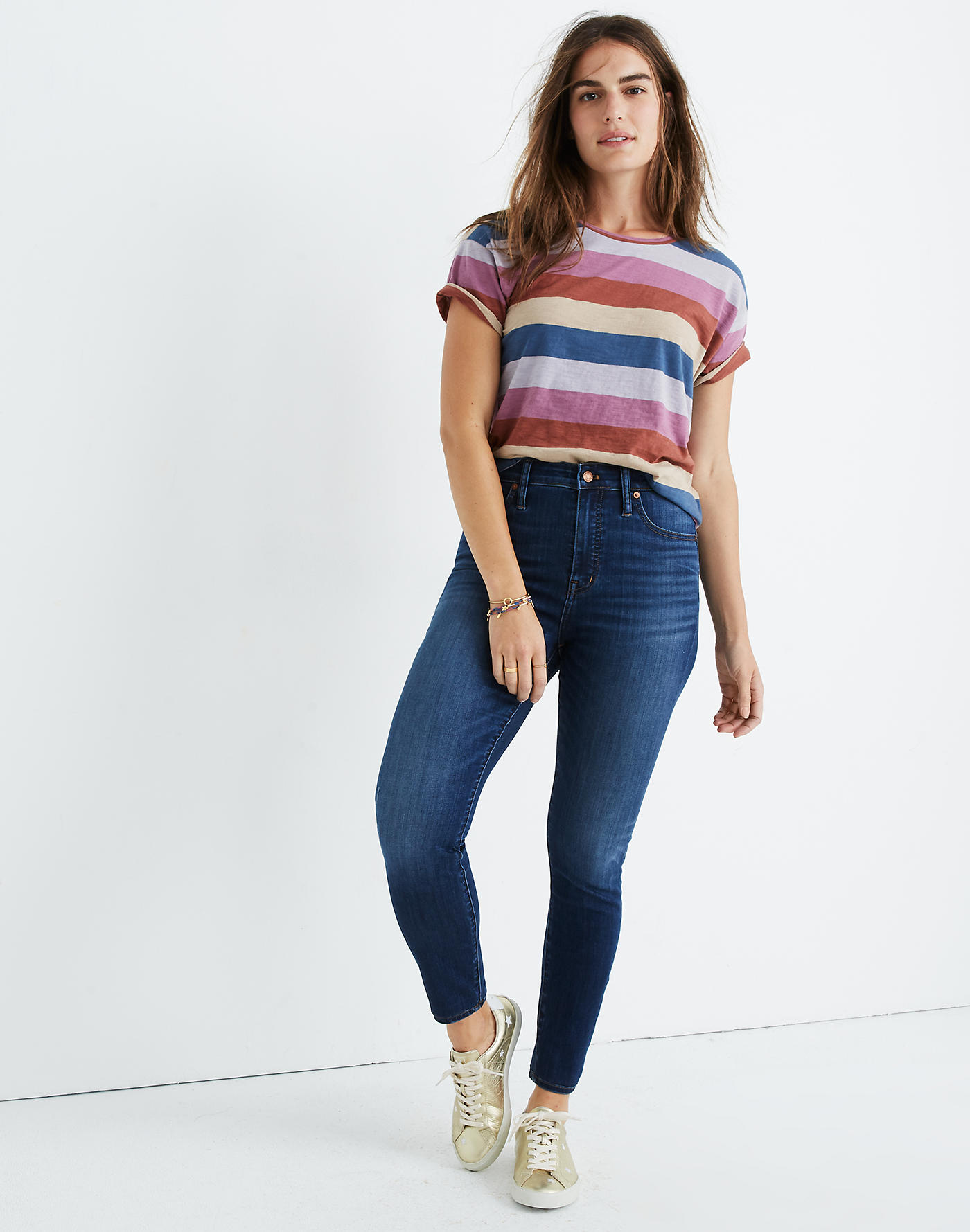 Madewell Curvy High-Rise Skinny Jeans in Danny Wash 