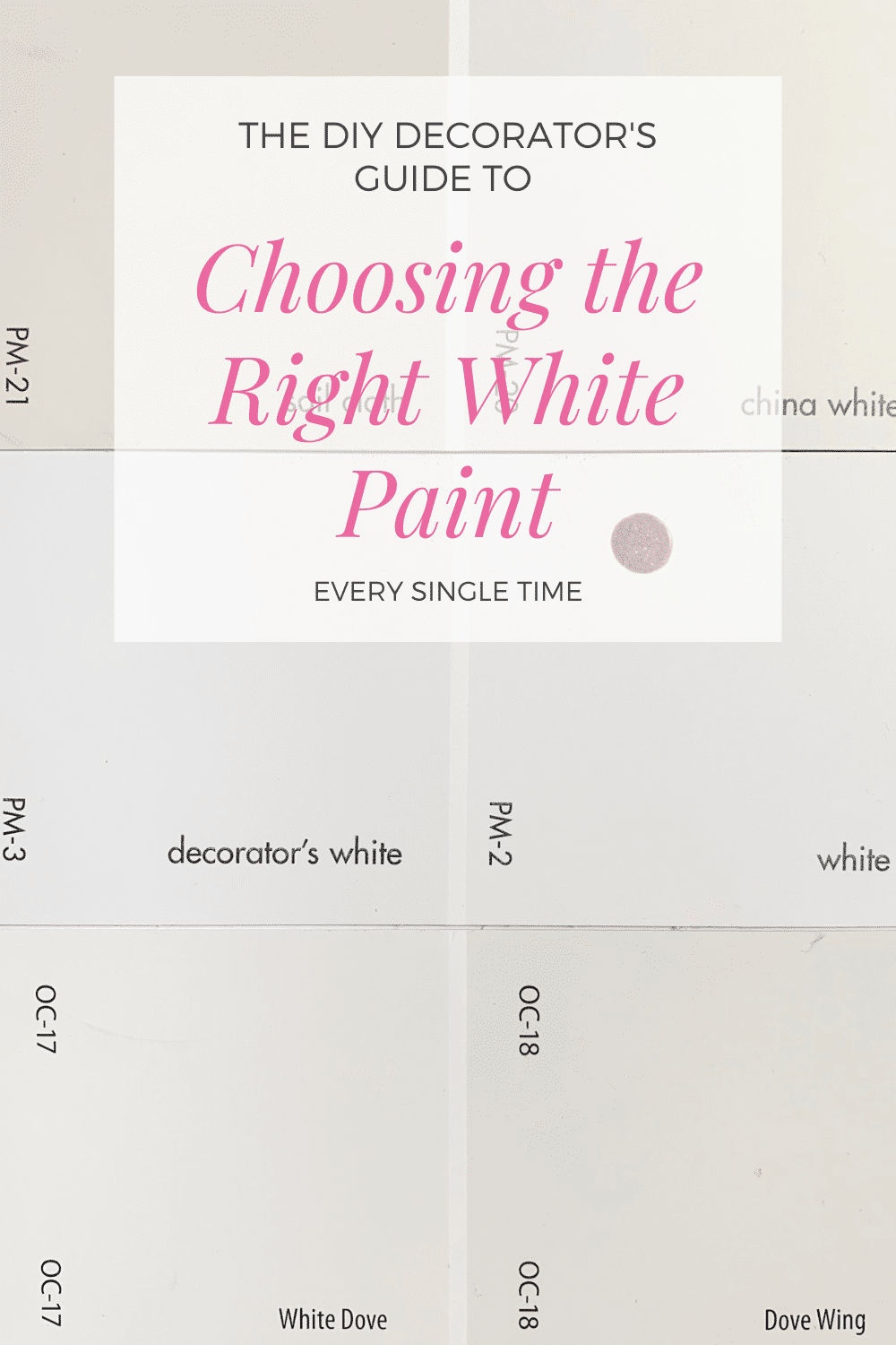 How to Choose the Best White Paint - Benamin Moore | StampinFool.com