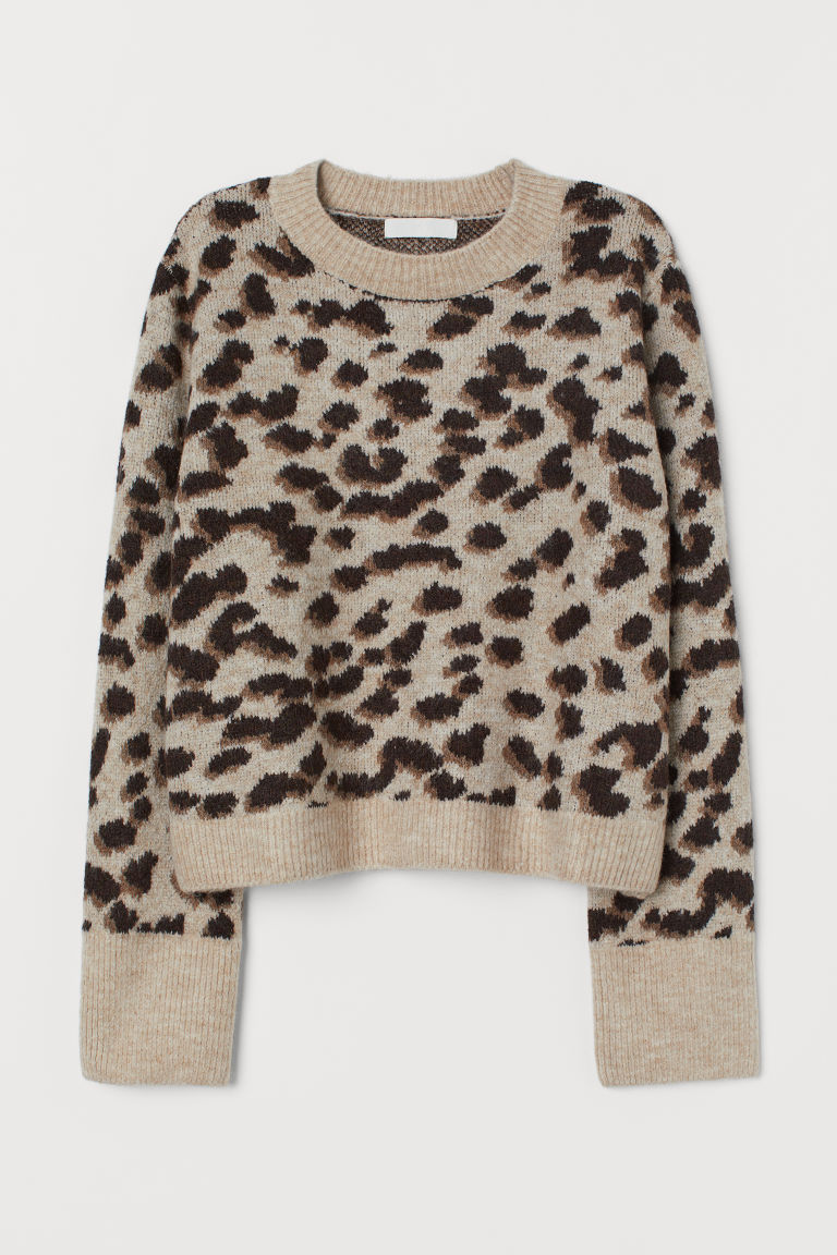 leopard print sweater from H&M.com that I wear all the time