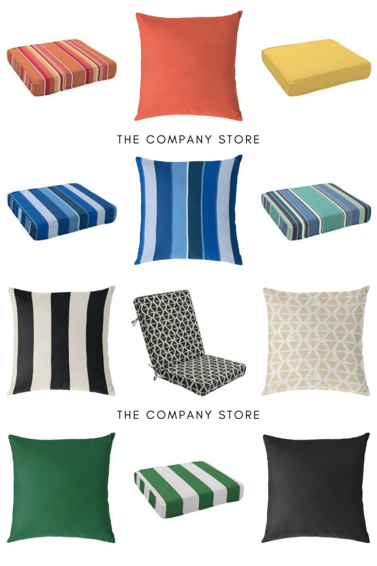 TYPES OF OUTDOOR CUSHIONS