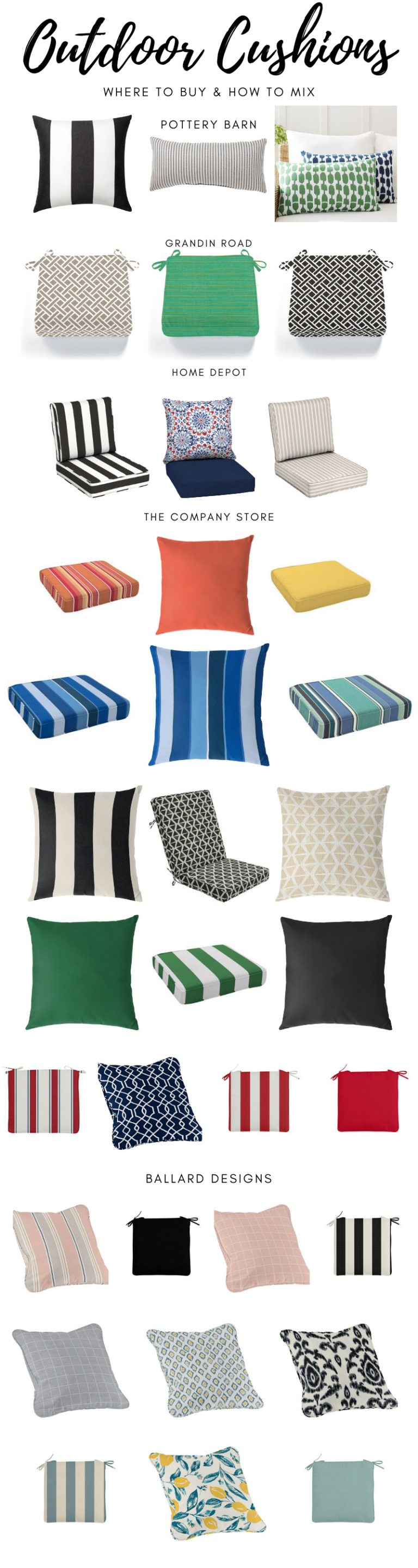 TYPES OF OUTDOOR CUSHIONS - StampinFool.com