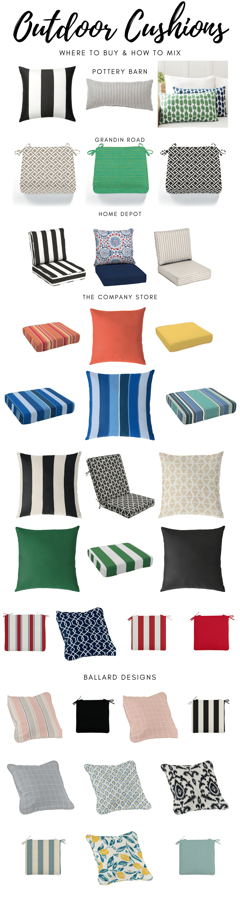 home depot outdoor pillows