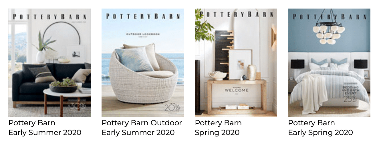 Pottery Barn Catalog