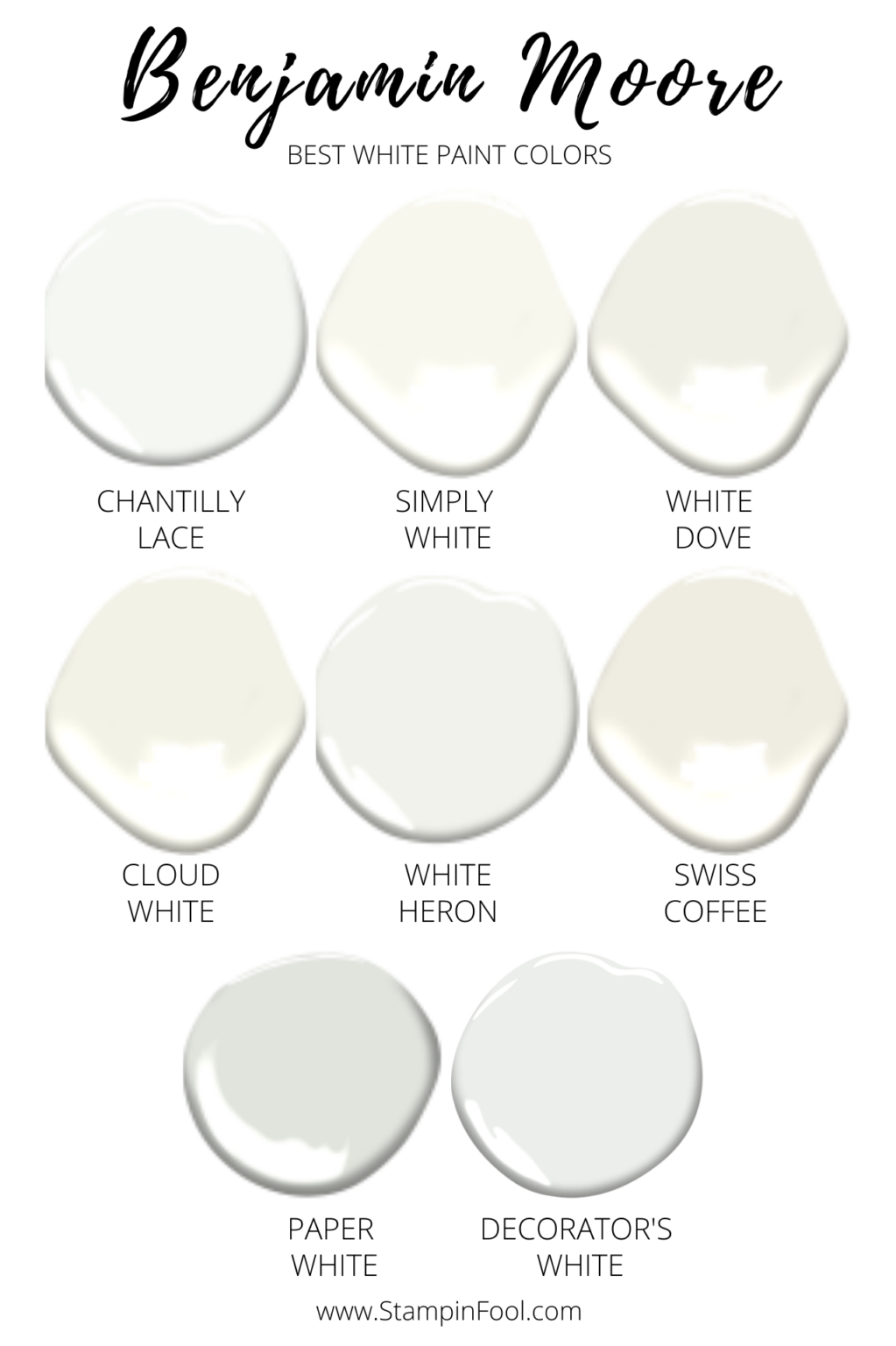 Benjamin Moore Paint Colors 2024 White Yetta Mandie