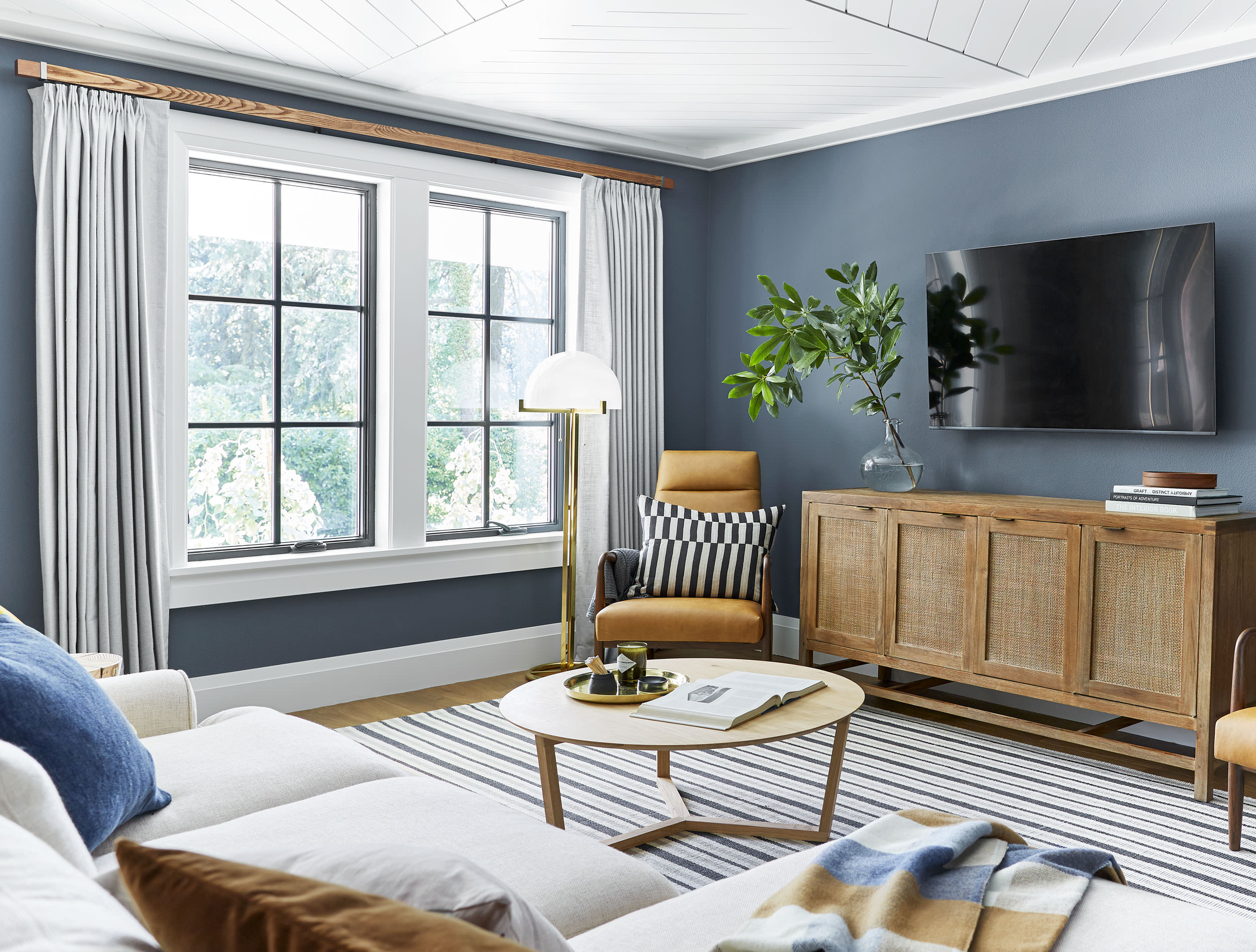 Sherwin Williams Blue Paints For Living Room