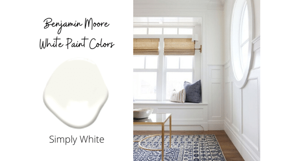 Benjamin Moore Simply White: Top 8 White Paint Colors from Benjamin Moore in 2020