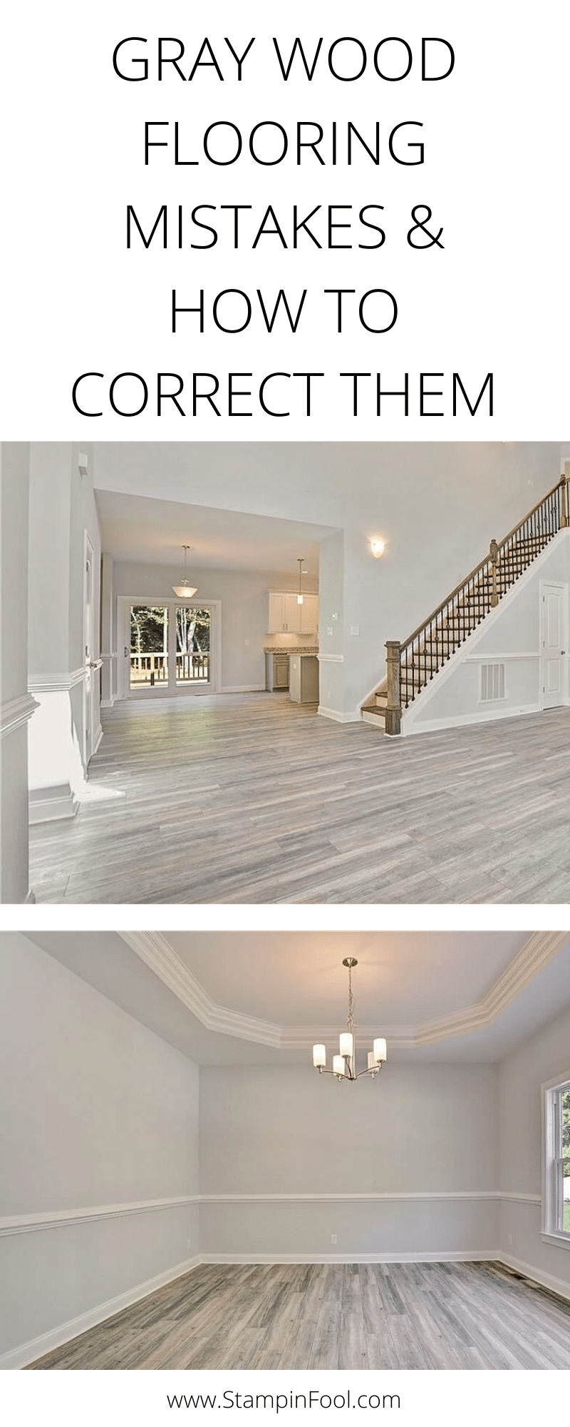 wood floor grey walls