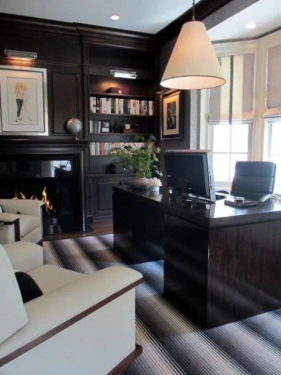 25 ULTIMATE MASCULINE HOME OFFICE IDEAS