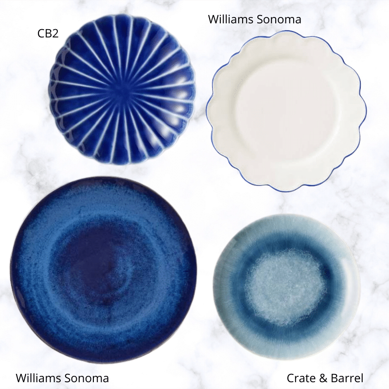 Blue Summer Plates