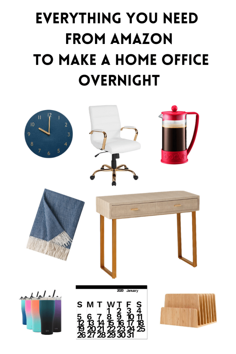 Everything You Need From Amazon To Make A Home Office Overnight