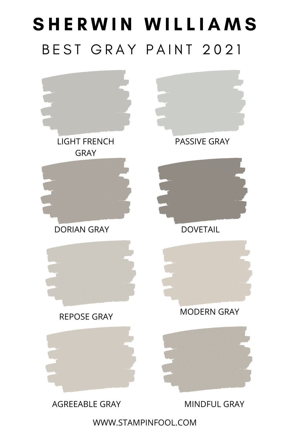 The Best Sherwin Williams Gray Paint Colors in 2021