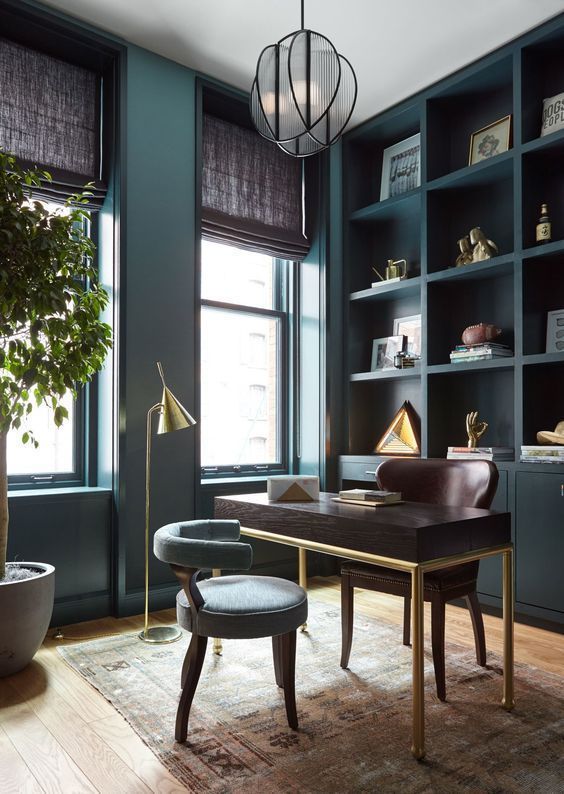 15+ Magnificently Masculine Home Office Decor Ideas & Decor Inspo - Hello  Bombshell!