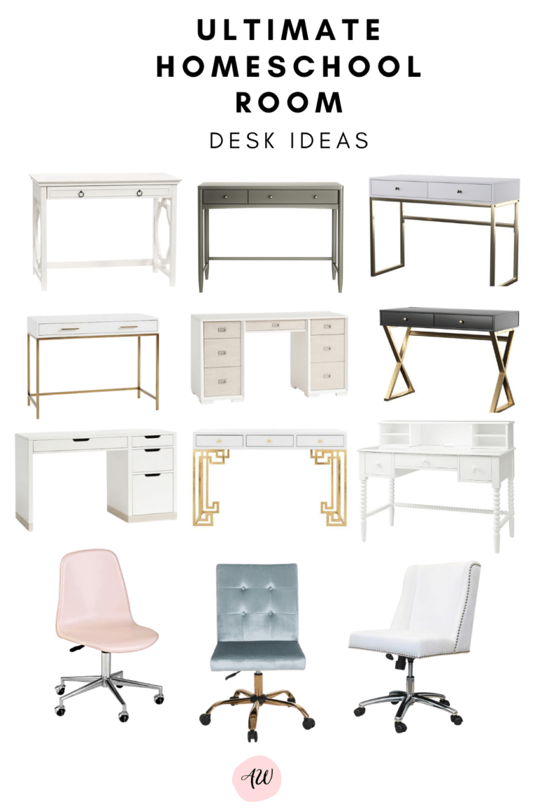 These are the Best Homeschool Room Desks Available Now