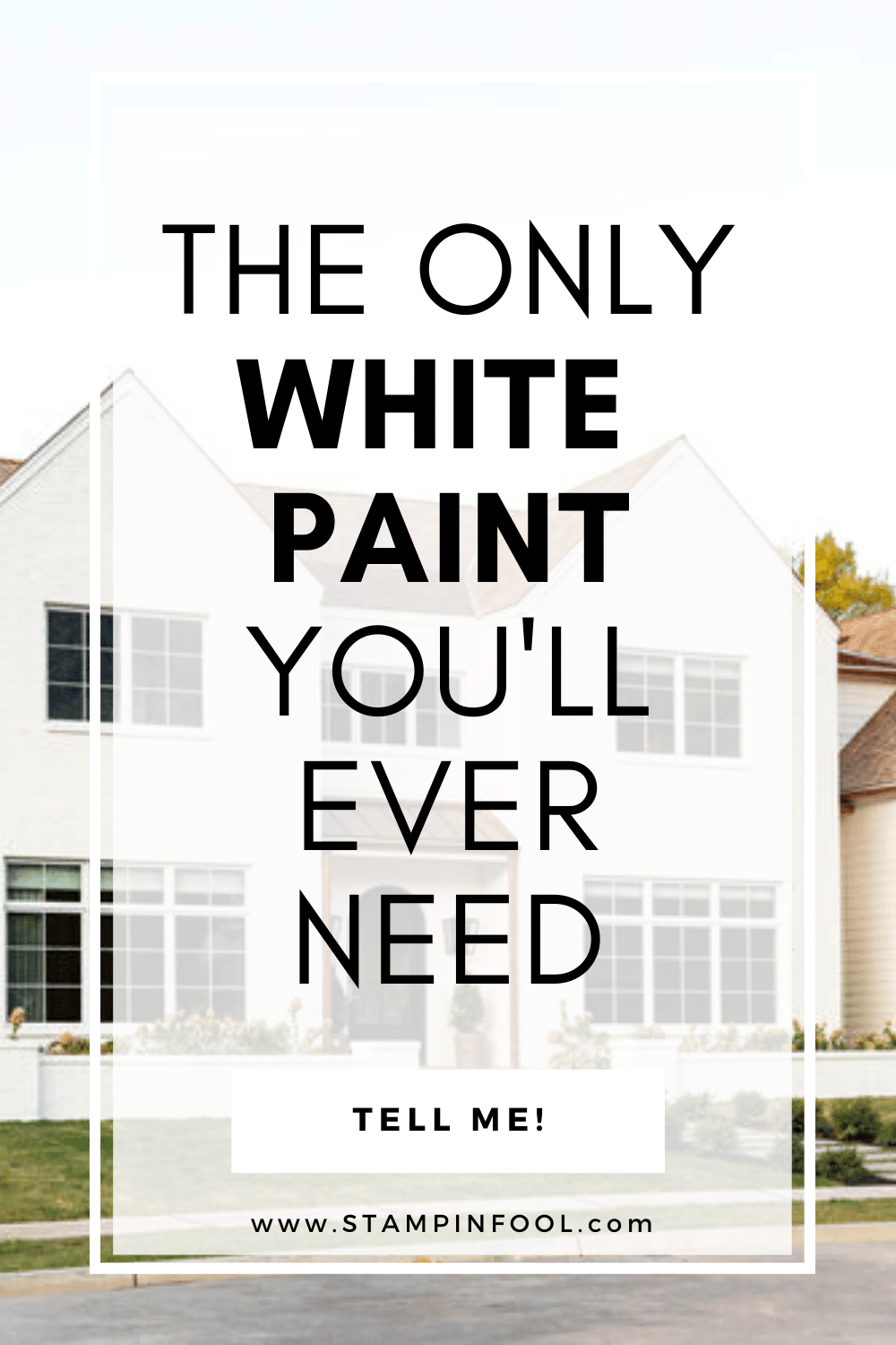 The Only White Paint You Ll Ever Need Benajmin Moore