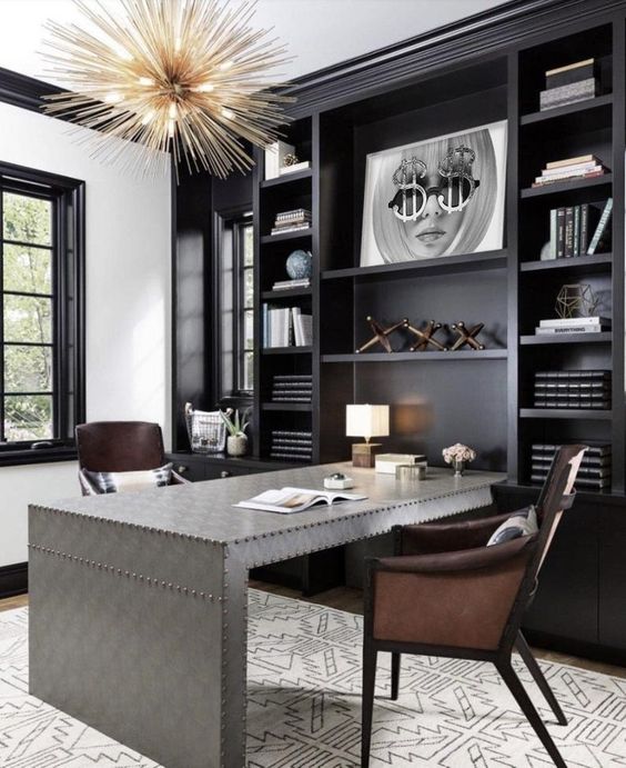 57 Masculine Men's Home Office Decor Ideas in 2024