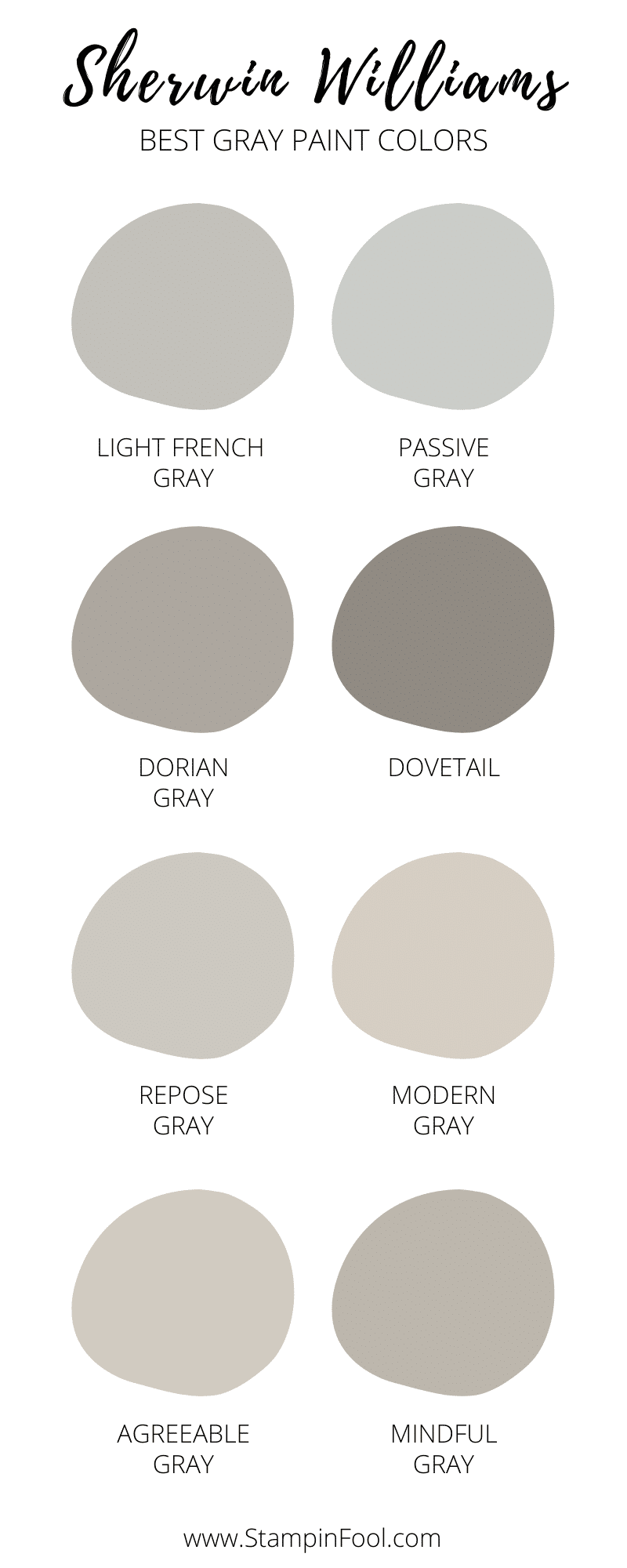 The Best Sherwin Williams Gray Paint Colors In 2021