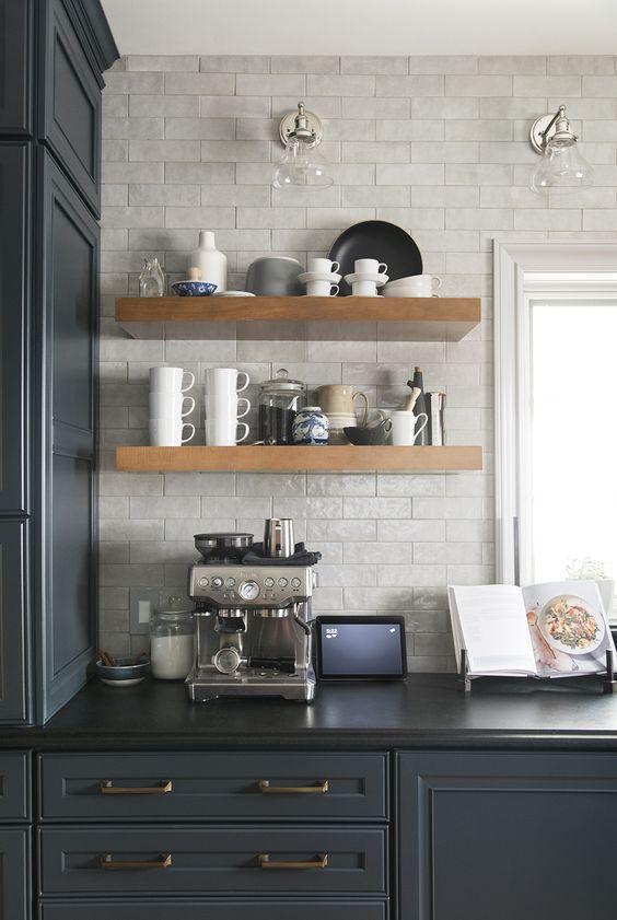 23+ Kitchen Coffee Bar Ideas ( STYLISH ) - Coffee Stations