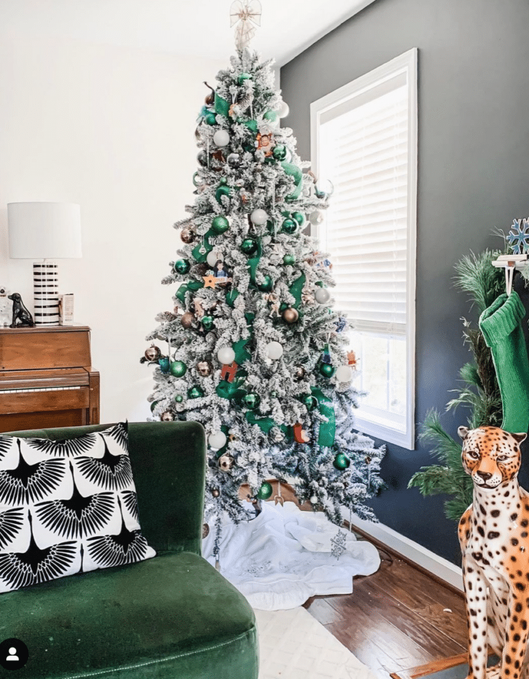 Best Flocked Christmas Tree from Walmart in 2021 - StampinFool.com