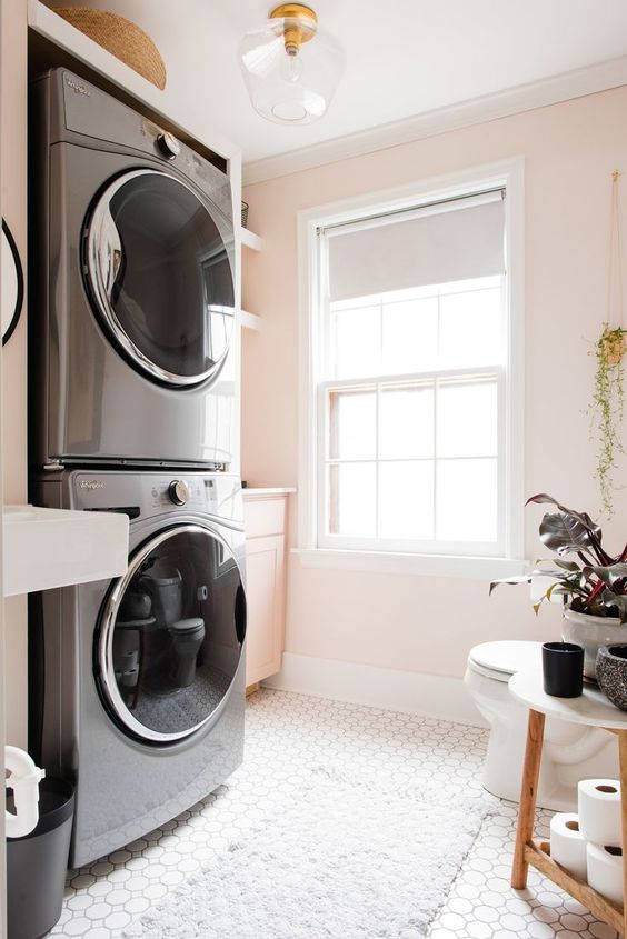 26 Pink Laundry Room Ideas That Make You Want To Do Laundry