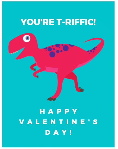 8 FREE Valentine's Day Printable Cards: Unicorns, Dino, Monsters + More