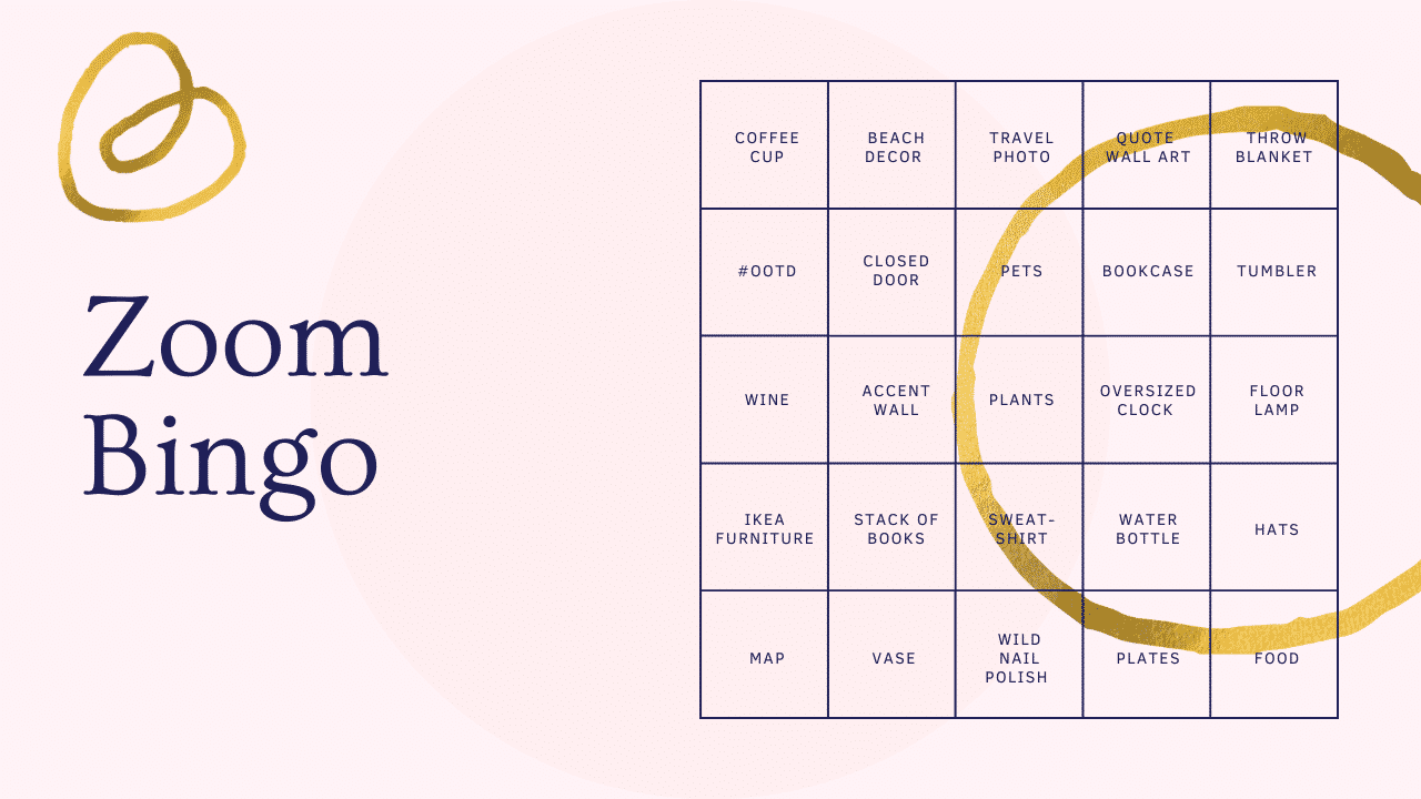 Zoom Home Decor Bingo