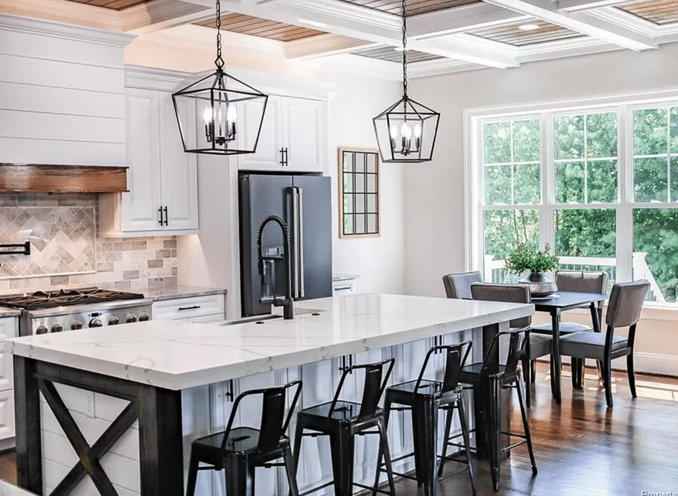 lighting over a kitchen island