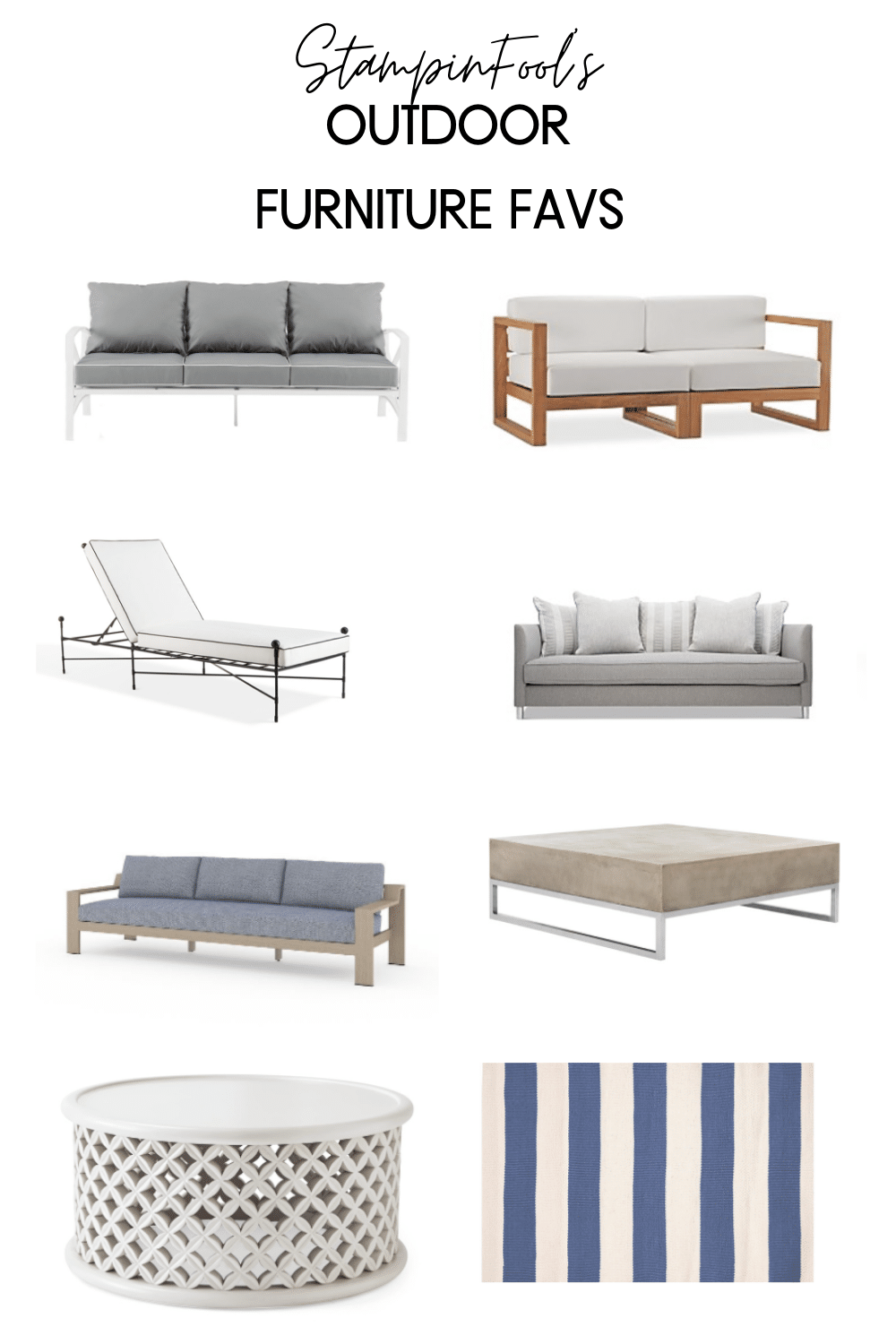 Outdoor Patio Furniture Favorite Pieces