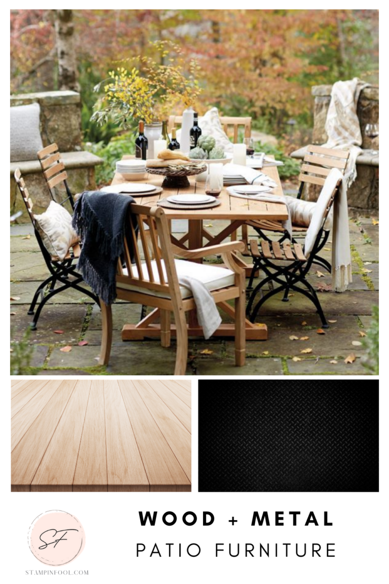 How to MixandMatch Outdoor Furniture Materials for the Perfect Patio