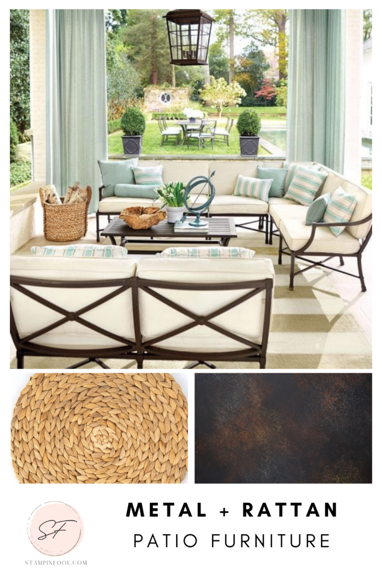 How to MixandMatch Outdoor Furniture Materials for the Perfect Patio