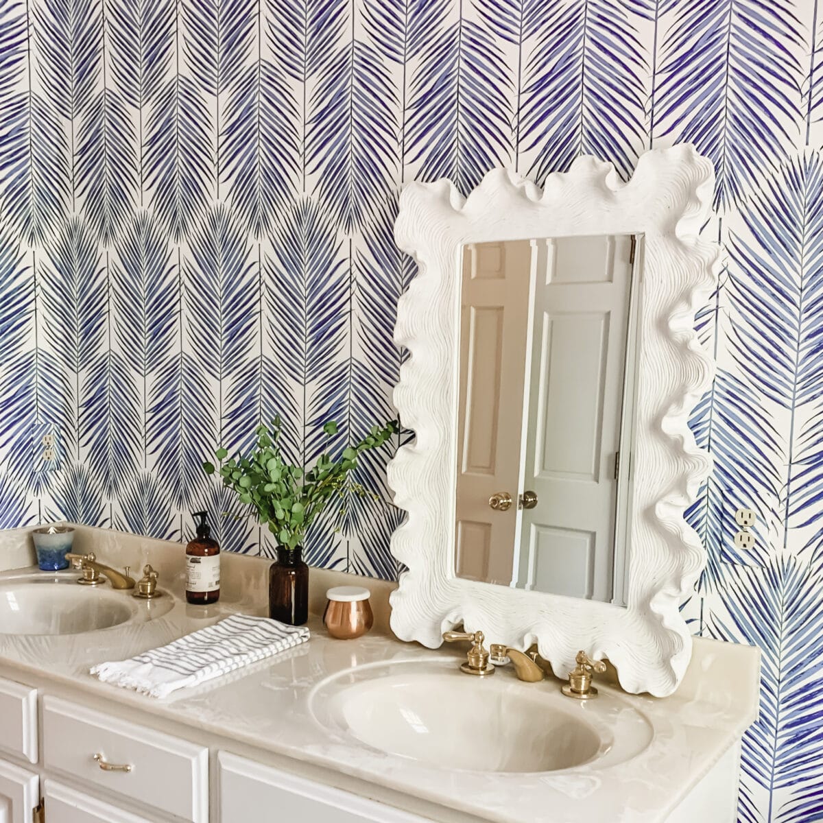 Chart Your Way To A Classic Coastal Bathroom  Molly in Maine