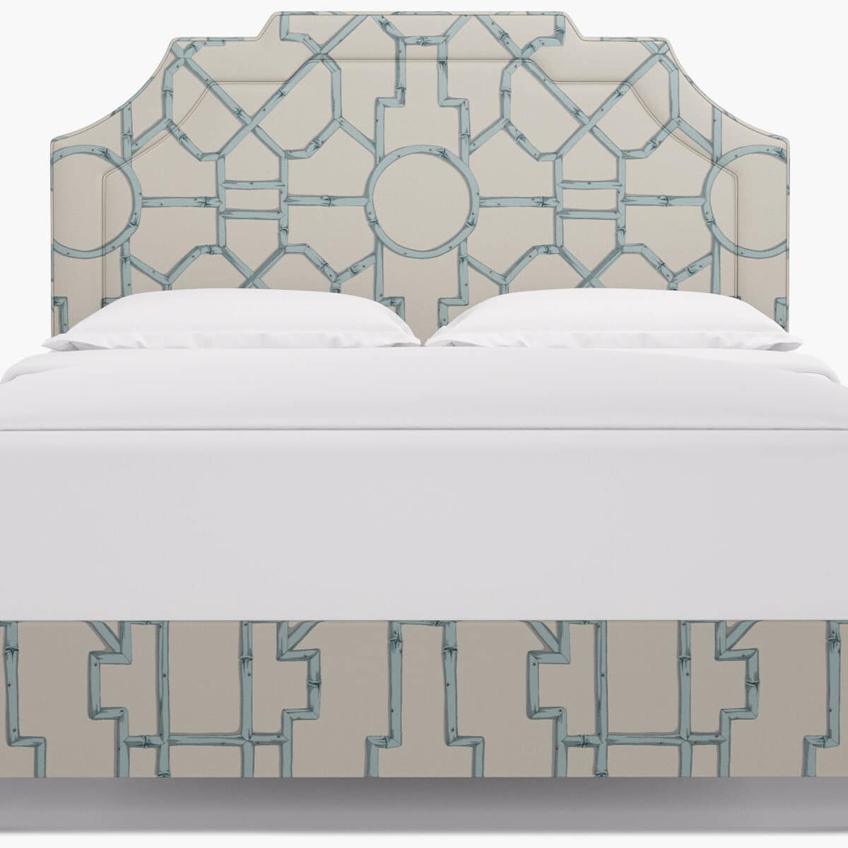 Upholstered beds are grrandmillennial