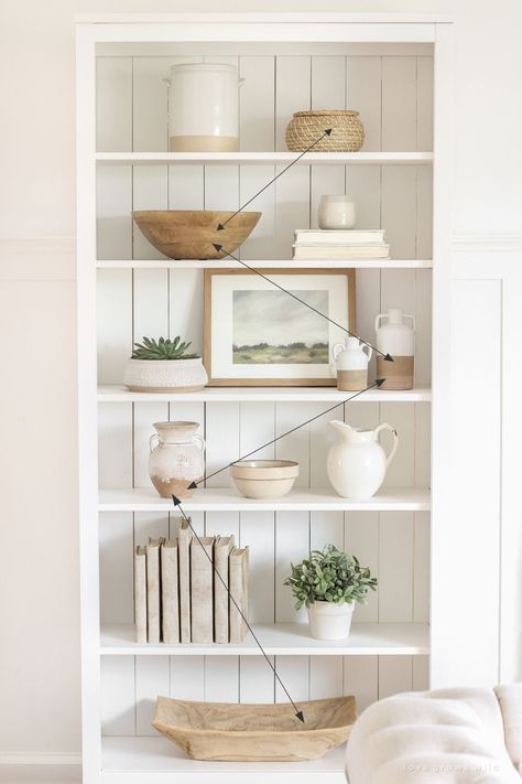 HOW TO STYLE A BOOKSHELF 7 WAYS FROM SUNDAY- Winning formula