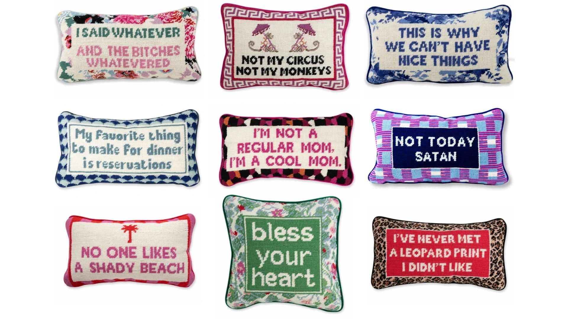 needlepoint pillows