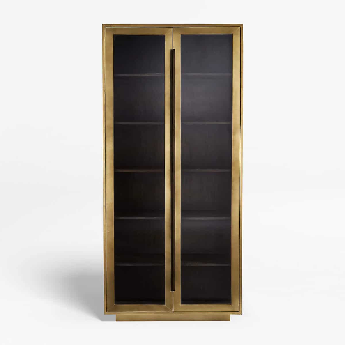 The Best Modern Glass Door Cabinets, Gold Display Cabinets and Arched Cabinets in 2021 from Crate & Barrel