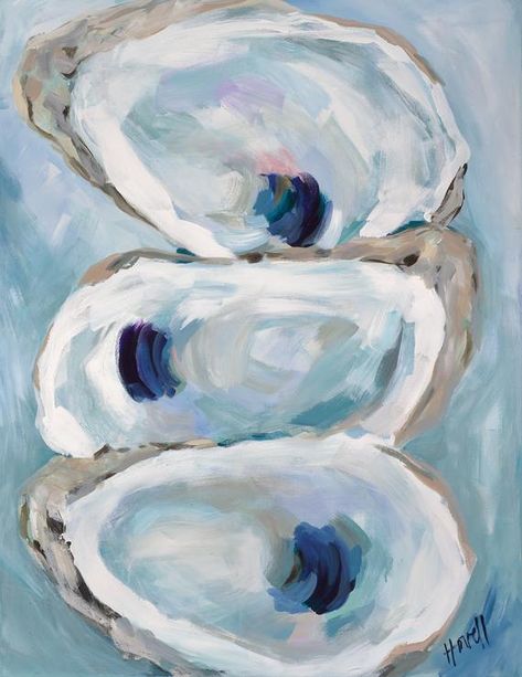 Oyster Art for your coastal summer home