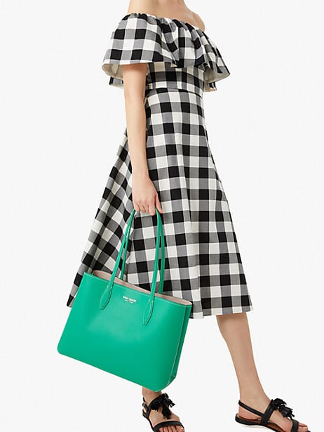 Kate Spade All Day Tote in Green on Sale today!