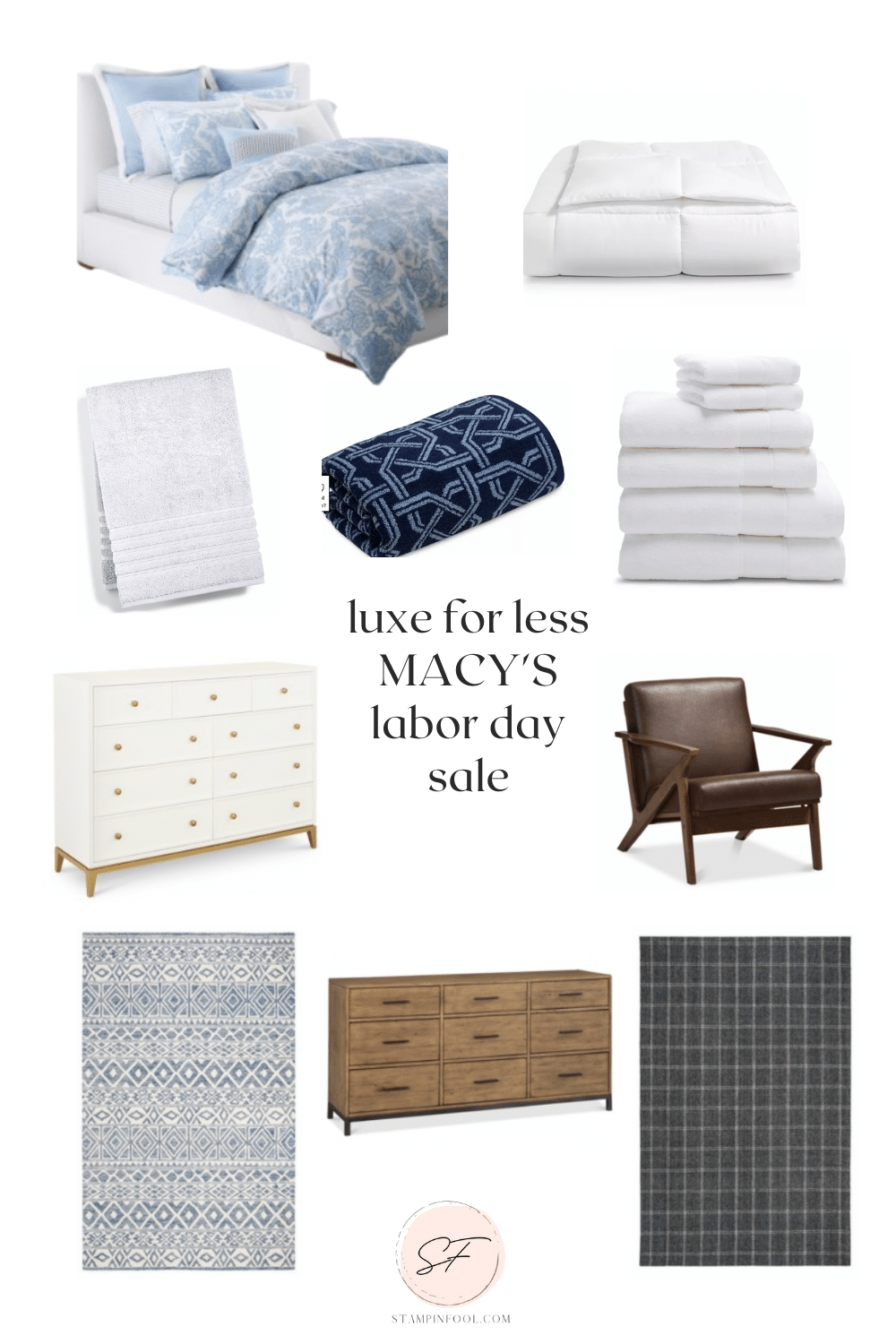 HOW TO MAKE A BEDROOM LUXE FOR LESS WITH THE MACY'S LABOR DAY SALE