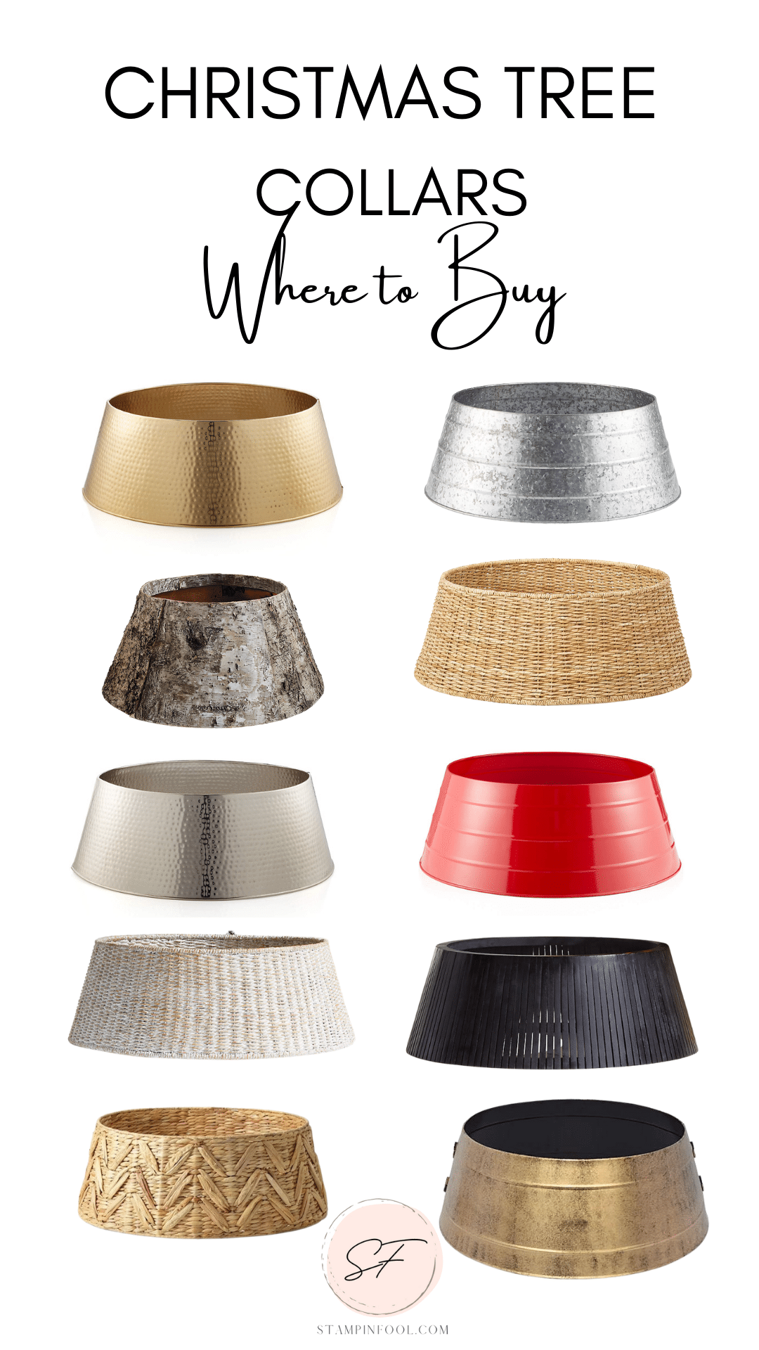 Where to buy christmas tree collars and tree skirts