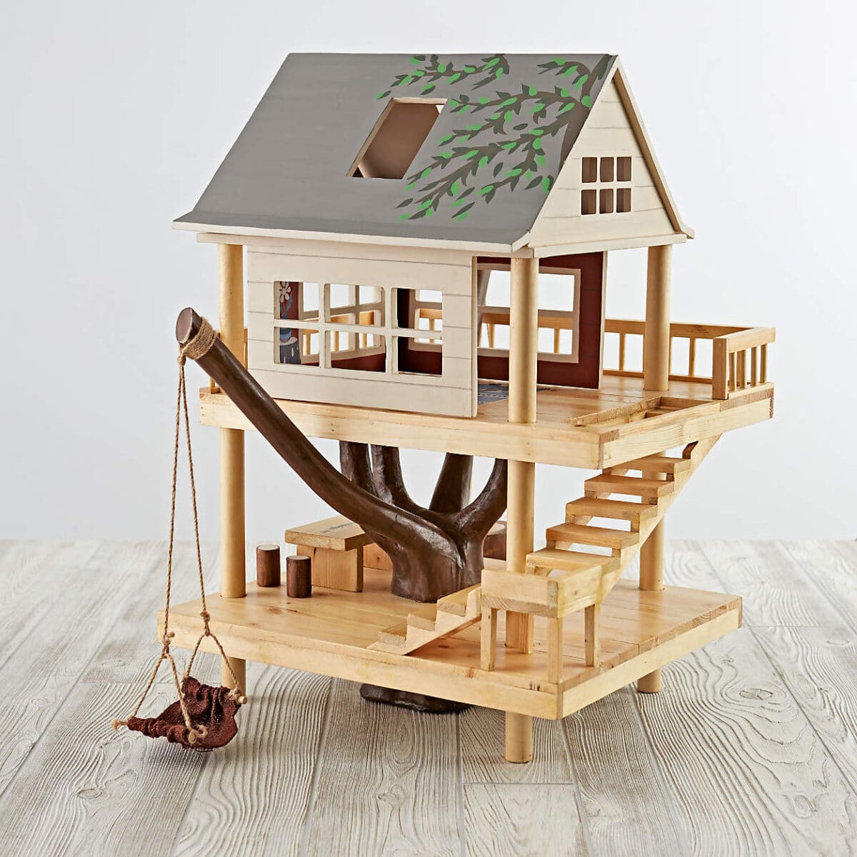 Wooden tree house dollhouse from Crate & Barrel for girl's or Boy's Christmas gifts 2021