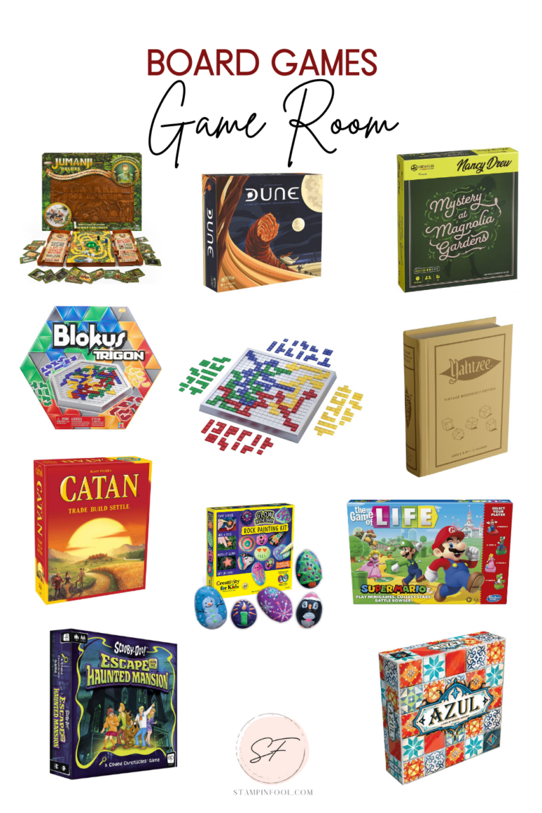 Game Room Gift Guide Game Tables, Board Games & Card Games